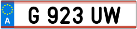 Truck License Plate